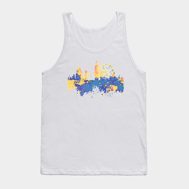 London Souvenir Tank Top by Happy Art Designs